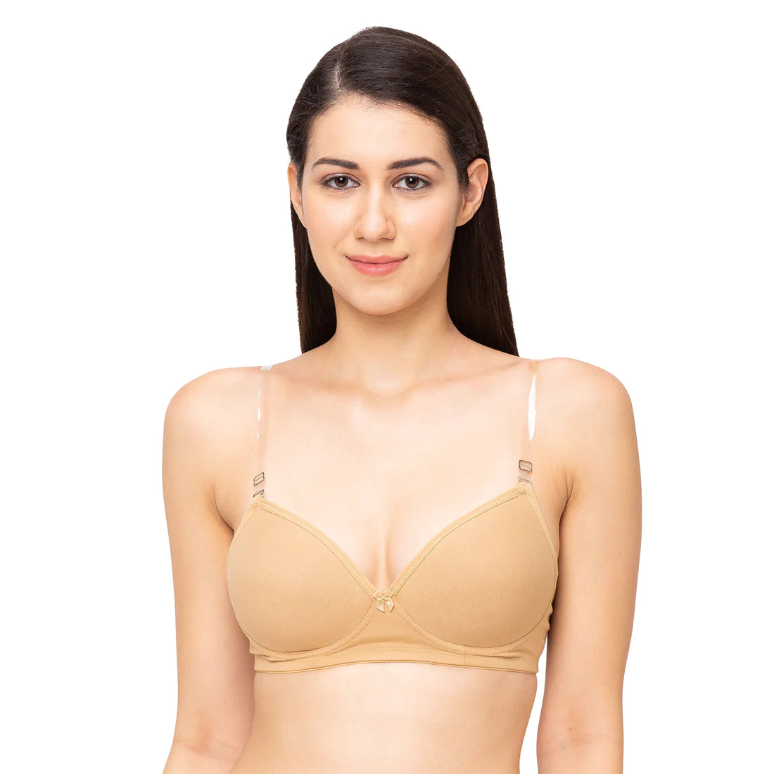 Buy INKURV Women's Full Coverage Net Bra with Stretchable Cotton Blend  Lining Combo of 2 at