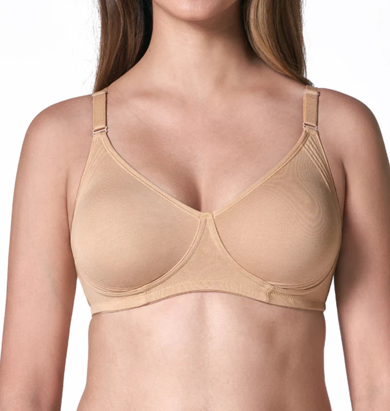 Essentials Women's Wirefree Bra, Pack of 2, Camel/Soft Petal, Small  : Clothing, Shoes & Jewelry 