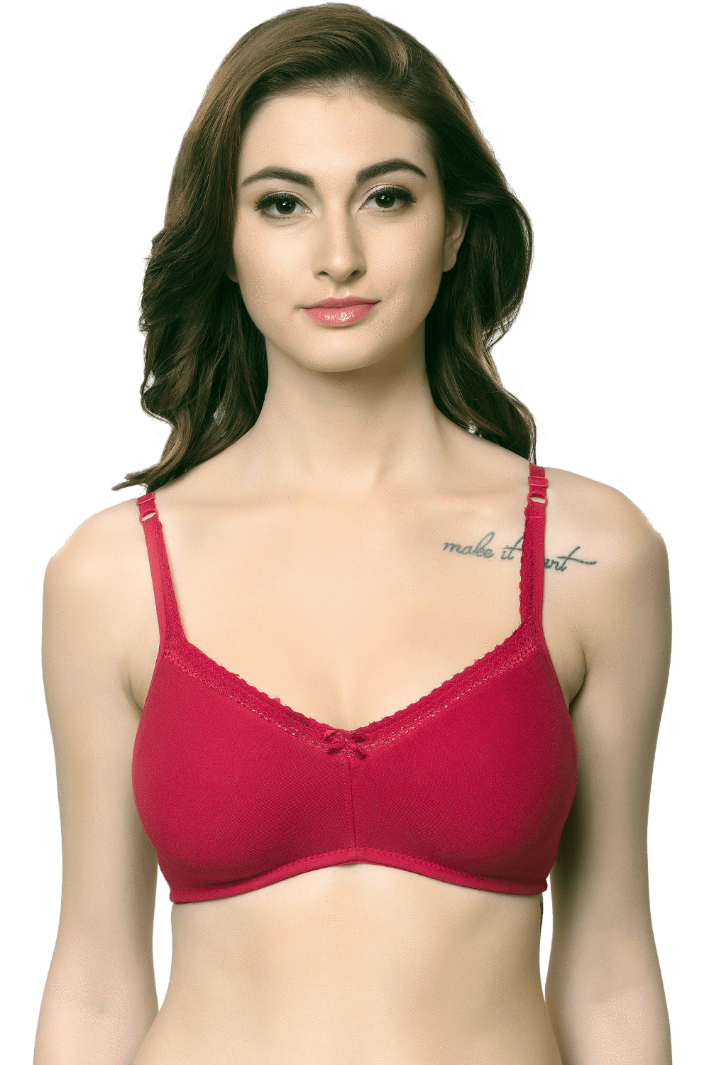Inner Sense Organic Cotton Antimicrobial Lightly Padded Lace Touch Bra –  bare essentials
