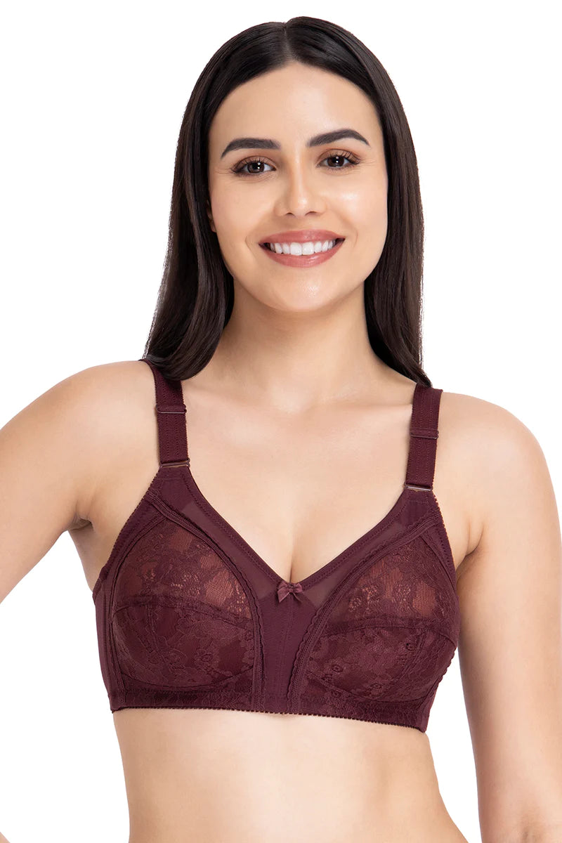 Amante Printed Non Padded Non-Wired Full Coverage Super Support Bra