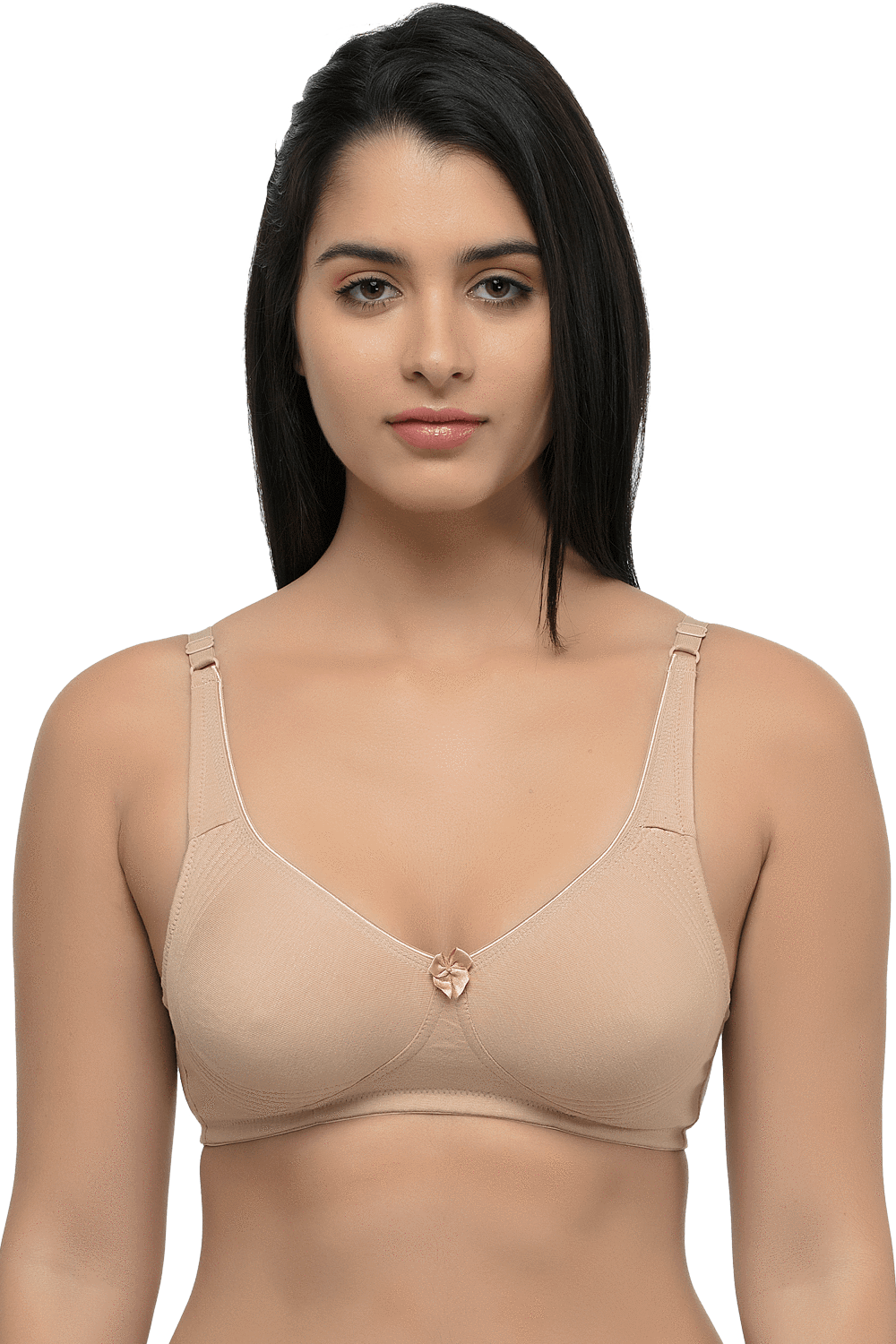 Buy Inner Sense Organic Cotton Antimicrobial Laced non-Padded Bra - Pink  Online