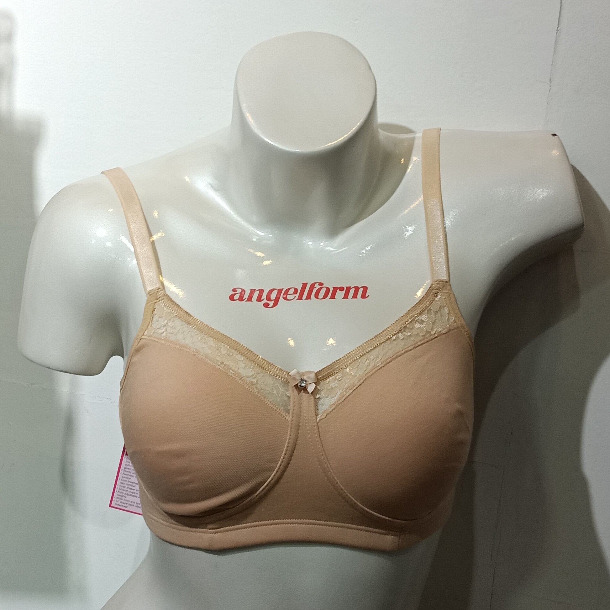 AO73 Enamor Durable Full Support Stay New Bra non - padded bra, non wired, non wired bra - bare essentials