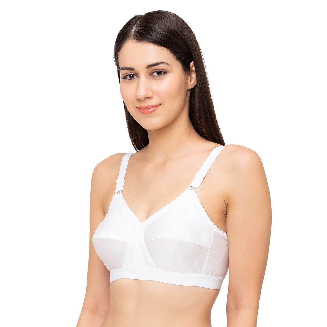 Plain White Padded Cotton Bra, For Inner Wear, Size: 34B at Rs 60