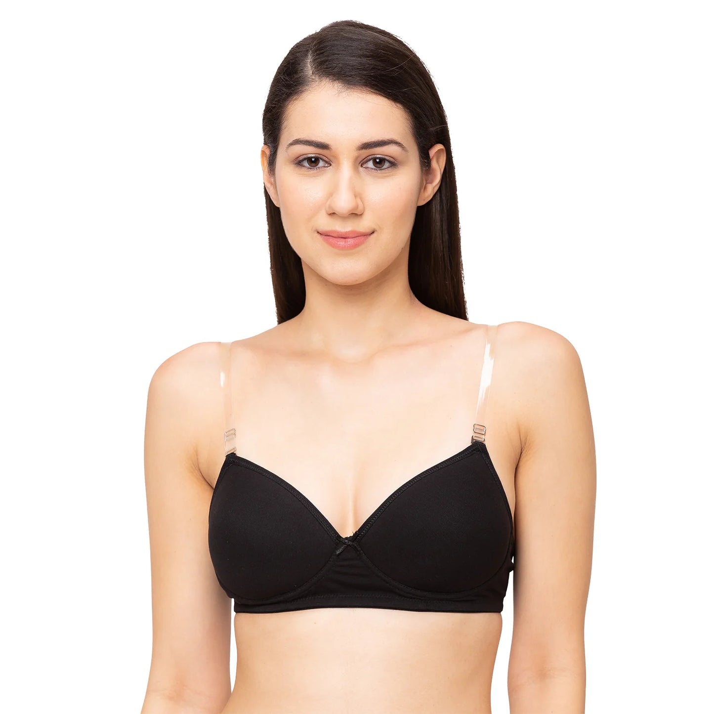 SLICK - COTTON MOLD PADDED T-SHIRT BRA JULIET Padded, padded bra - bare essentials