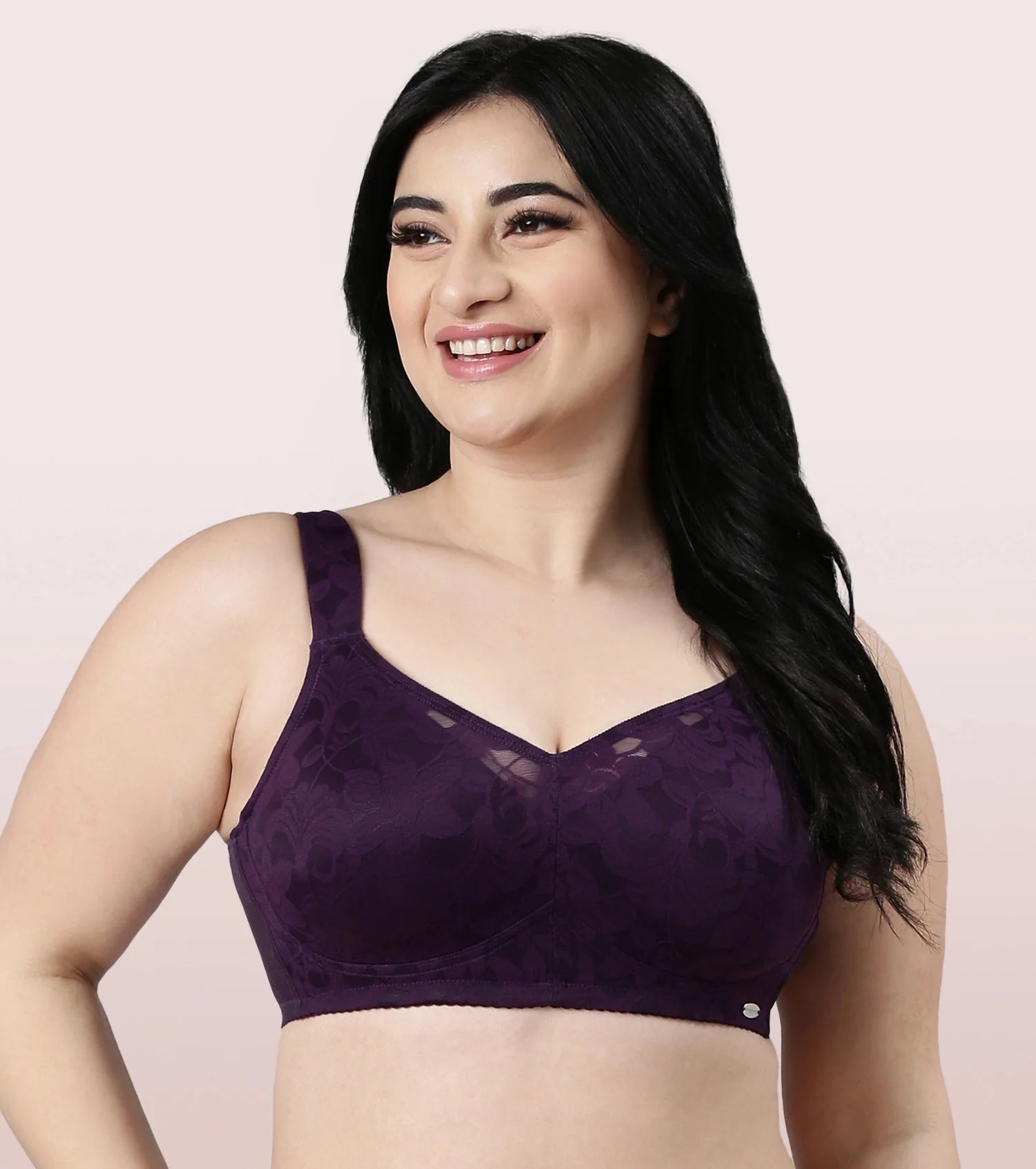 F122 Enamor Super Support Bra With Smooth Curve Lift  - bare essentials