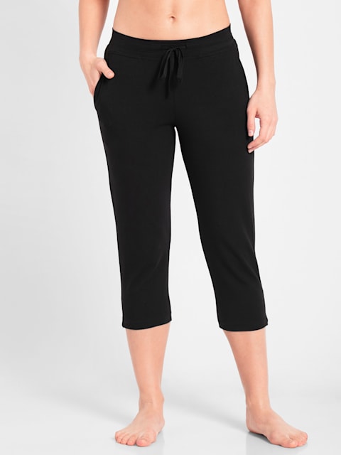 Jockey Women's Super Combed Cotton Elastane Stretch Relaxed Fit