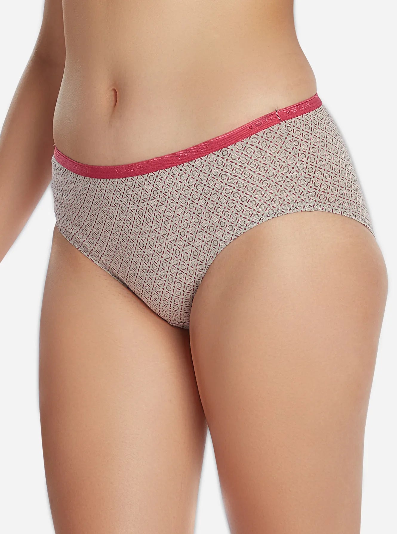 Hazel V Star 3 Pcs Panties full back coverage, Hipster - bare essentials