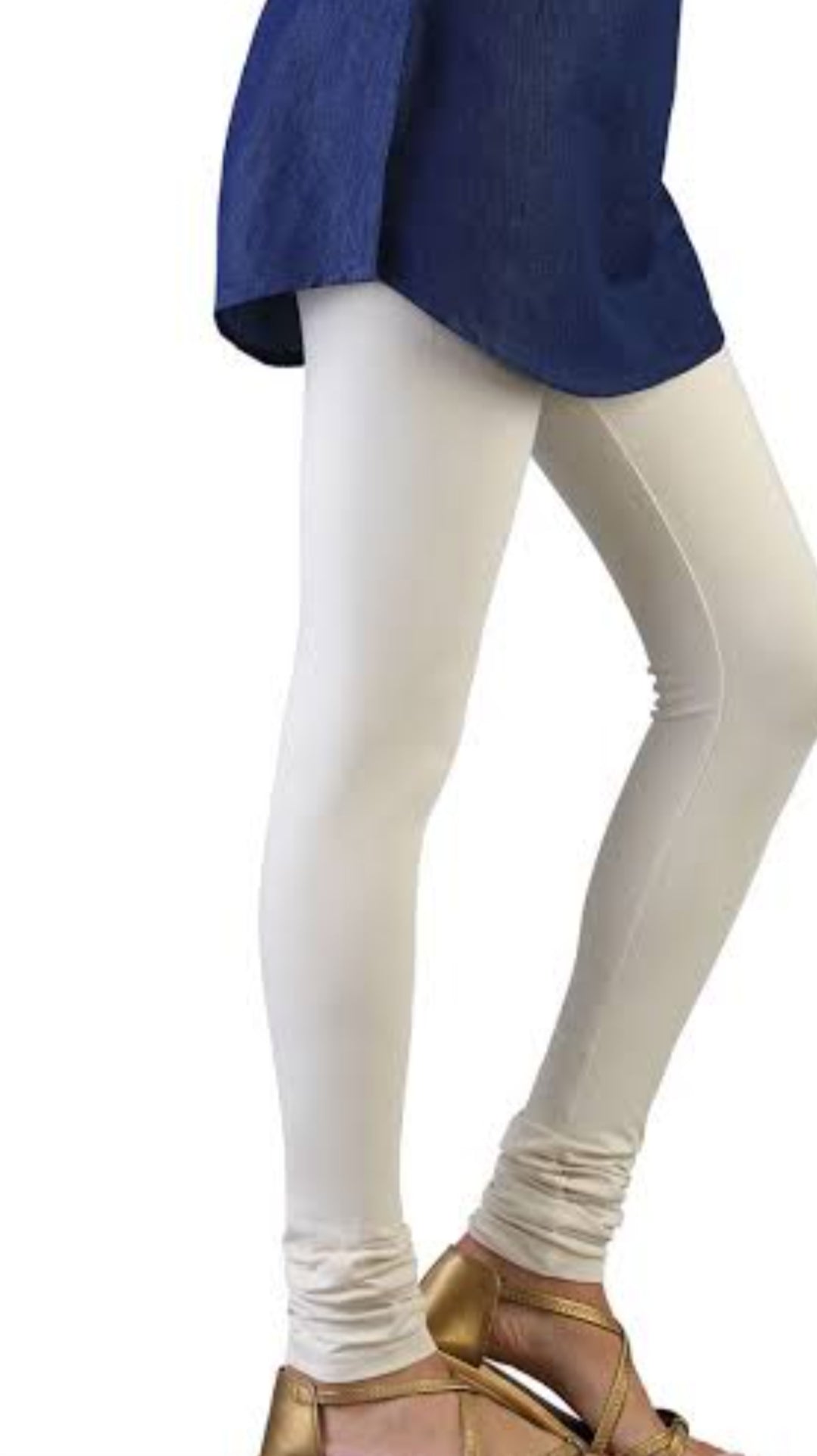 1503 Churidar Leggings TwinBirds Angle length, leggings - bare essentials