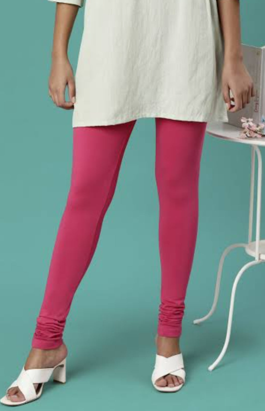 1503 Churidar Leggings TwinBirds Angle length, leggings - bare essentials