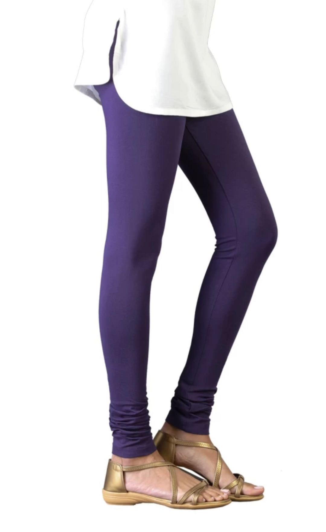 1503 Churidar Leggings TwinBirds Angle length, leggings - bare essentials