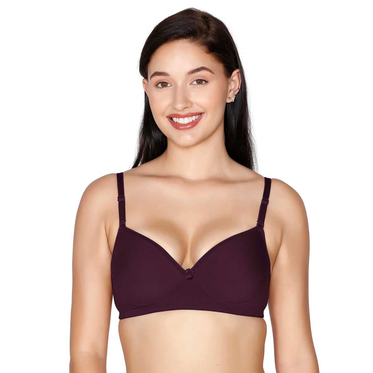 SLICK - COTTON MOLD PADDED T-SHIRT BRA JULIET Padded, padded bra - bare essentials