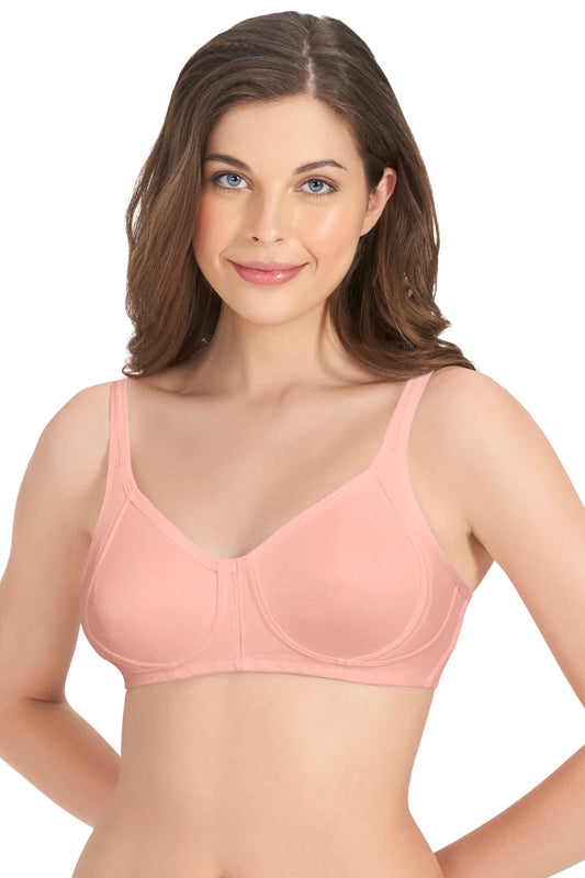 Buy juliet Womens Mold Cotton Lycra Soft Padded Non Wired Tshirt Bra (1030  Lavender 30B) at