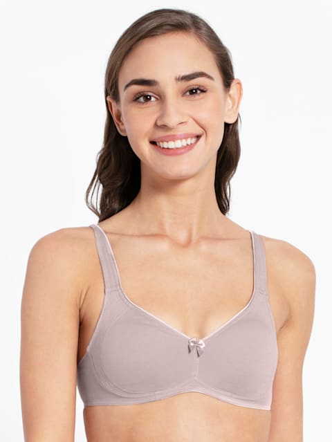 Buy Amante Satin Edge Lightly Padded Underwired Bra-Blue at Rs.155 online