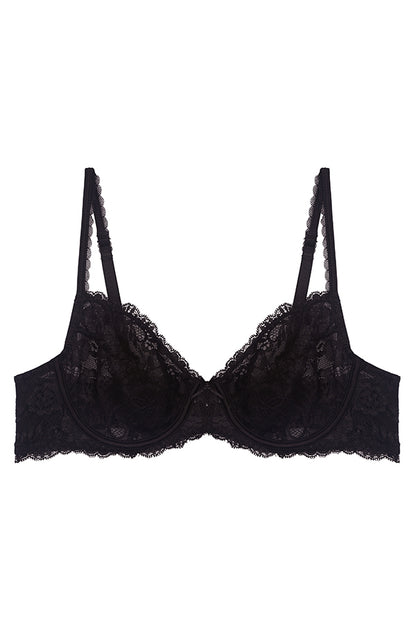 Sexy Lace Unlined Bra - Black - B011SS18 – bare essentials