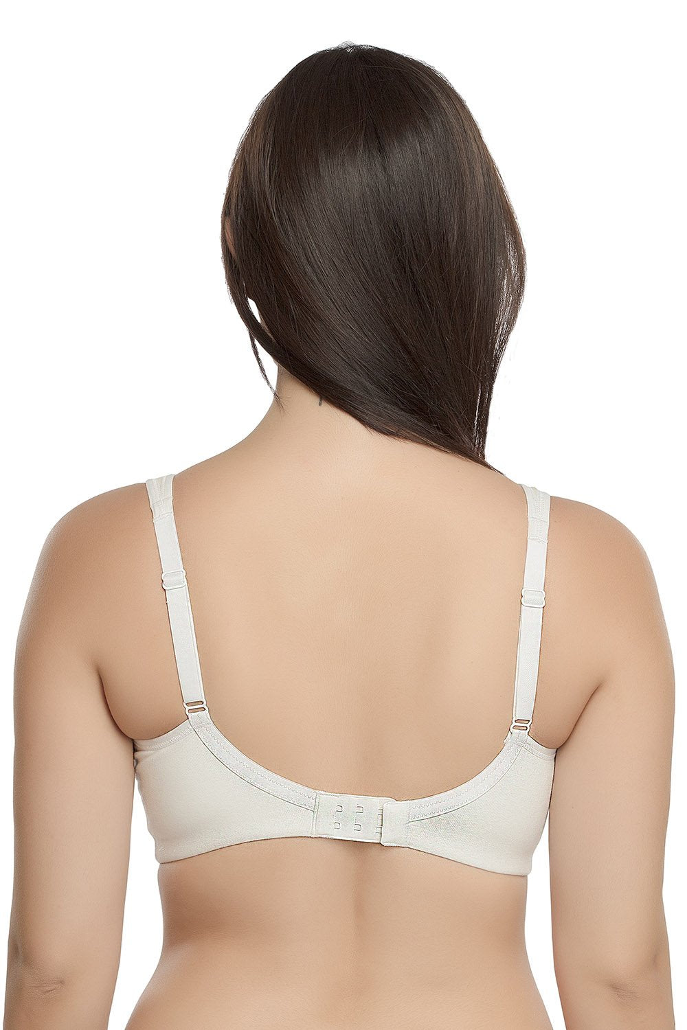 Women's Wireless Bra Women Solid Low Back Bras Underwired U Shape