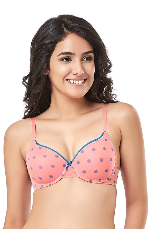 Cotton Printed Padded Blue Bra, Size: 30B-38B at Rs 115/piece in