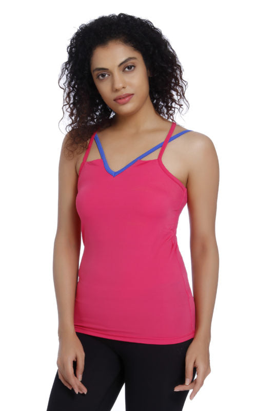 Aria Leya- Yoga Top -Evening Sky -Pink Aria Leya, Designer collection, Pink, Yoga Top - bare essentials