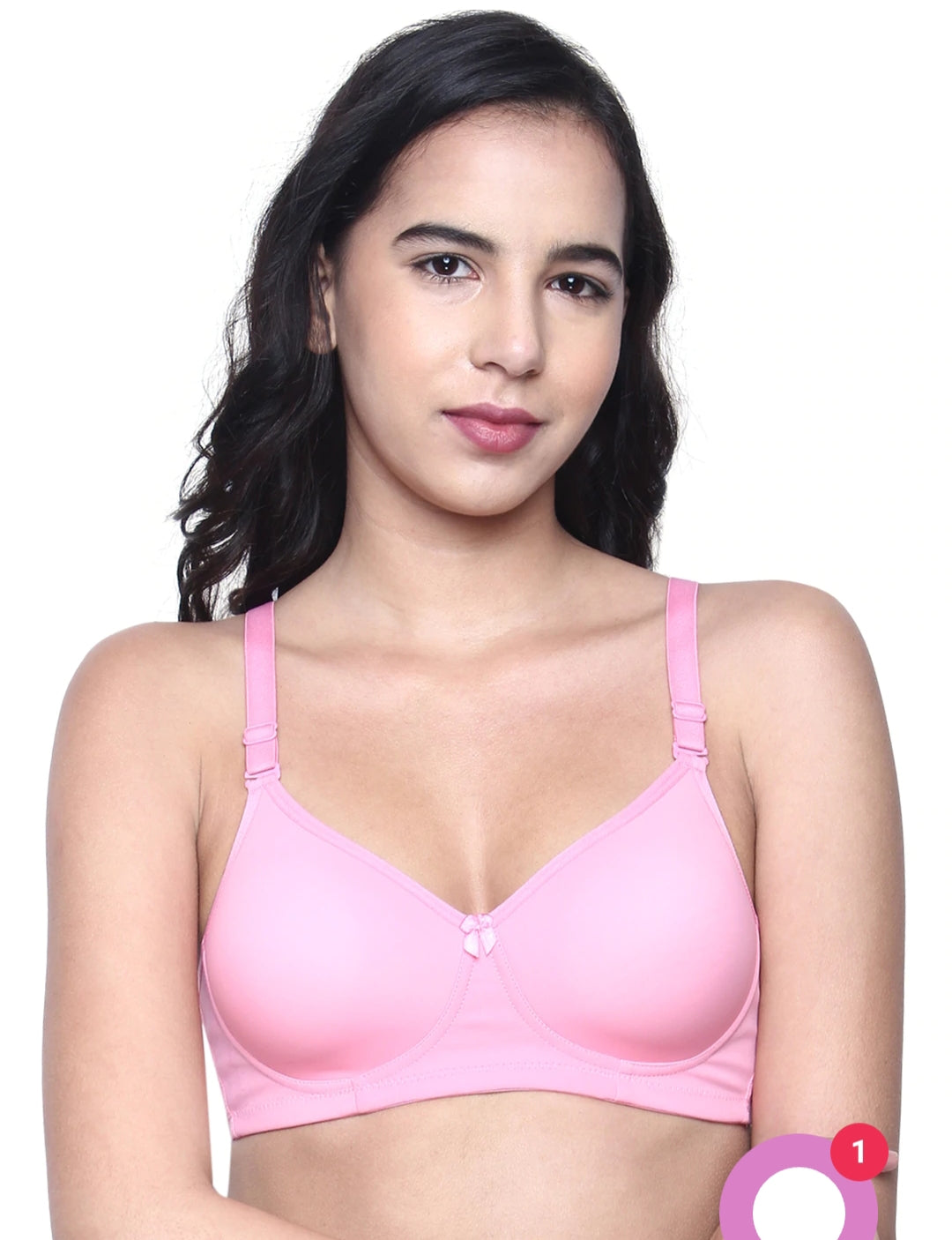Buy Juliet Mold Padded Non Wired Plain Nylon Spandex Support Bra