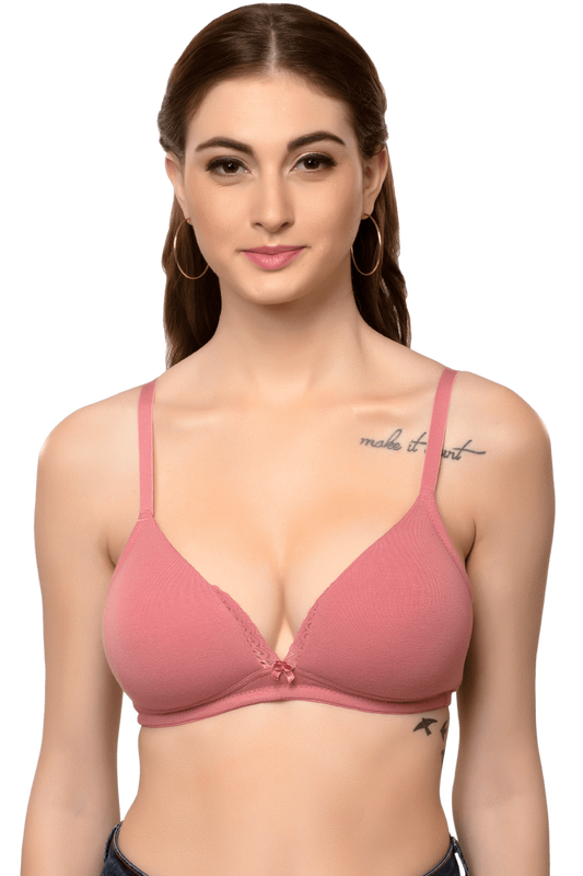 Inner Sense Organic Cotton Healthy Laced Cushioned Wired Bra : :  Clothing, Shoes & Accessories