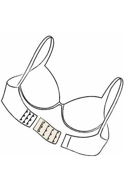 Bra Extender Hook and Eye in Nude – bare essentials