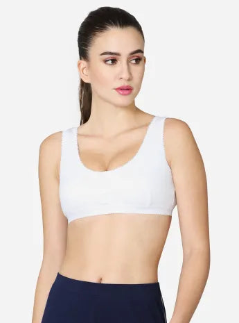 VSTAR SMARTIE Double layered Darted front panel high coverage slip on bra double layered bra, high coverage, womens bra - bare essentials